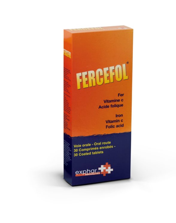 fercefol comprimés exphar